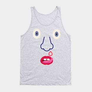 faces eyes nose mouth Tank Top